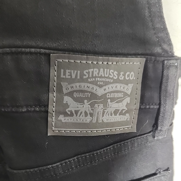 Levi's overalls Women's Overalls Jeans size 25 black bib overalls - Picture 3 of 14